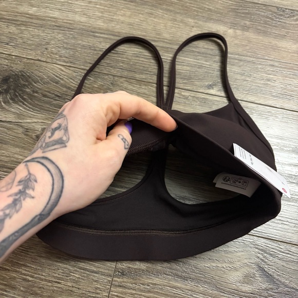 NWT Lululemon Flow Y Bra *Nulu A-C Cup (Sequoia) Size 4 - Picture 5 of 6